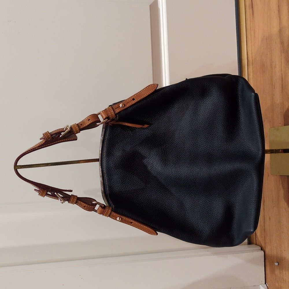 Dooney & Bourke 💙NAVY BLUE 💙 Dillen Double Pocket Shoulder Bag - Picture 5 of 15